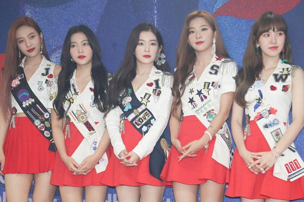 Red Velvet tops local music charts